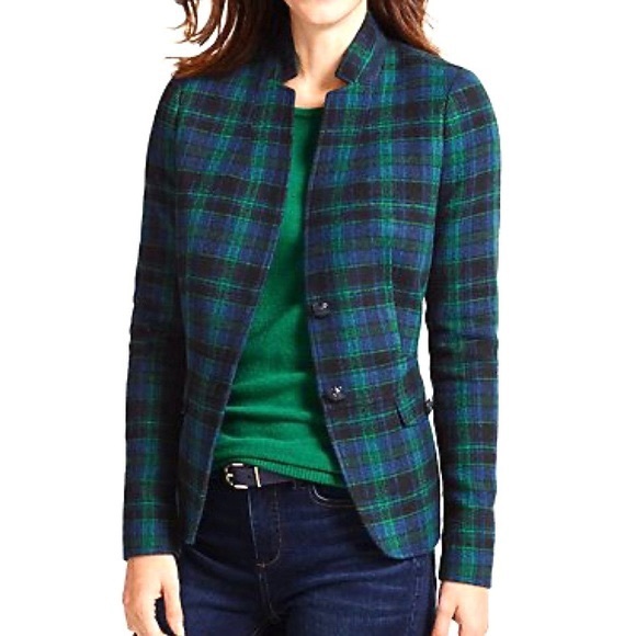 Talbots Plaid Blazer - Picture 1 of 10